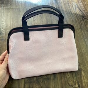Lancome Pink and Black Cosmetic Bag